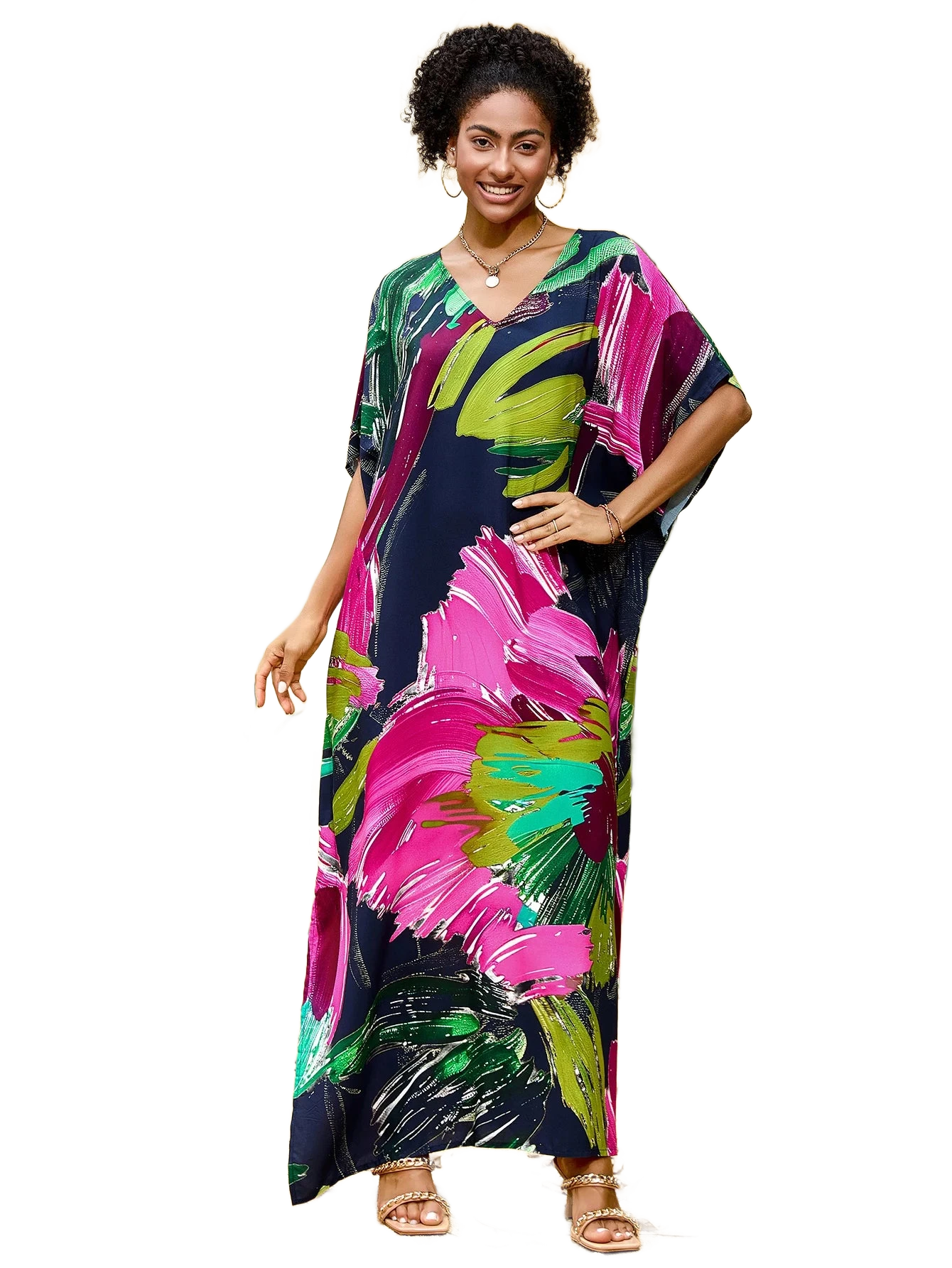 Amar™ Elisheva - שמלת חוף קפטן בפלוס סייז