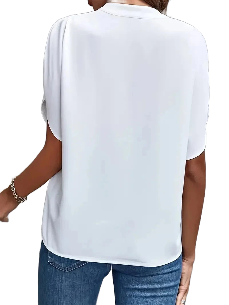 Amar™ Rotem - חולצת וי מחמיאה ומשוחררת