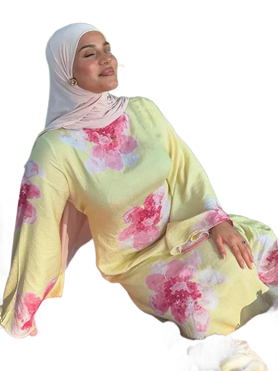 Amar Ora - שמלה ארוכה מודפסת, נשית וזוהרת