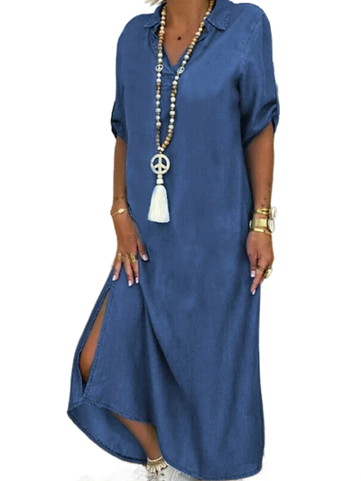 Amar™ Anat - שמלת ג’ינס אלגנטית וקלילה