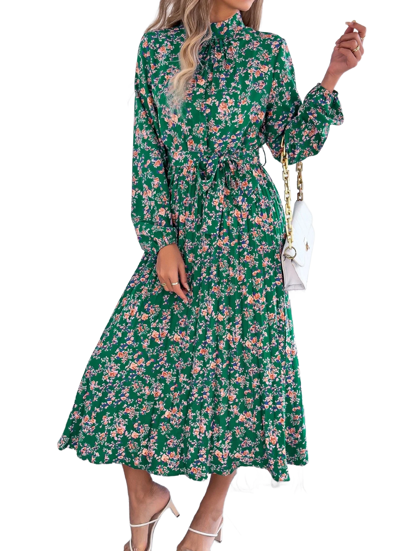 Amar™ Chaya - שמלה אלגנטית פליסה