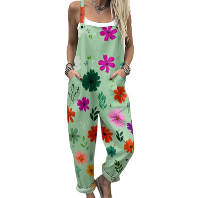 Amar Atara - אוברול פרחוני צבעוני וכובש