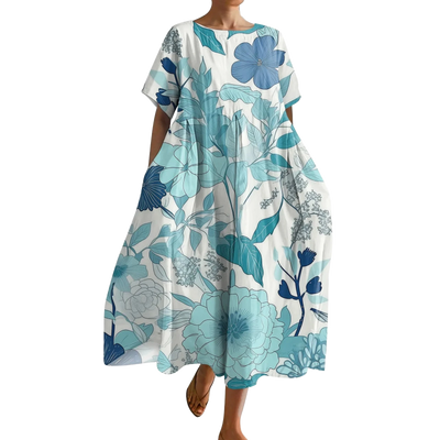 Amar™ Ravit - שמלת גרדיאנט עם כיסים