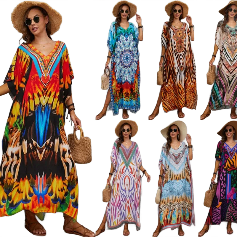 Amar™ Adi - שמלת כיסוי מקסימום חוף בוהו