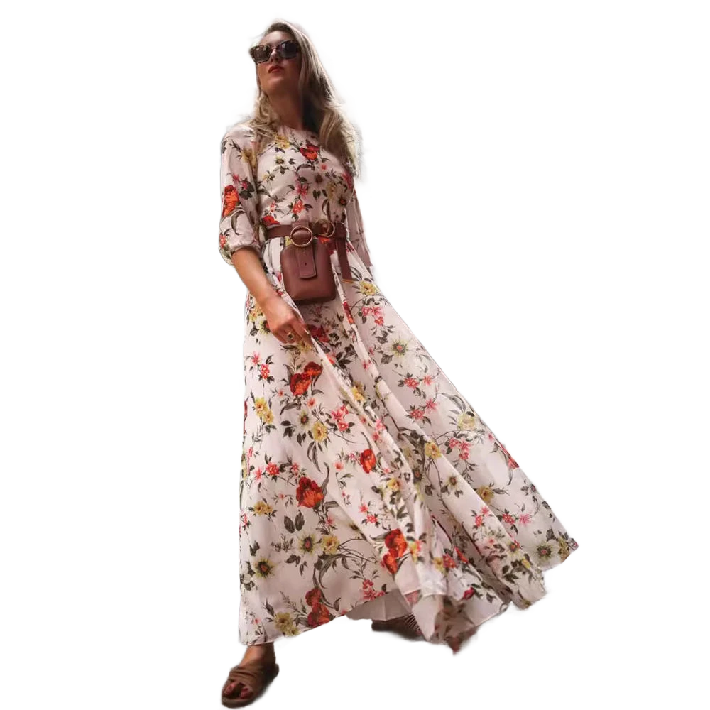 Amar™ Ophira - שמלת מקסי מחטבת ואלגנטית