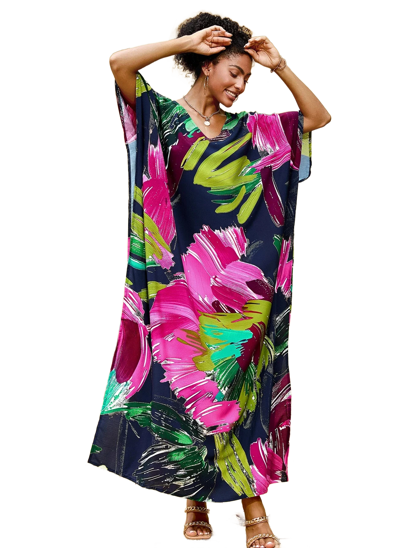 Amar™ Elisheva - שמלת חוף קפטן בפלוס סייז