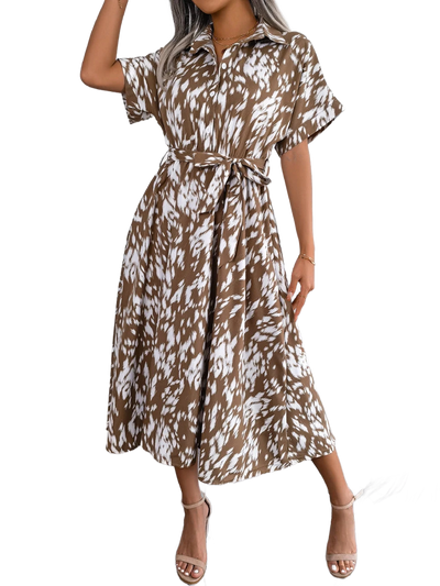 Amar™ Liora - שמלת קיץ מנומרת מחמיאה