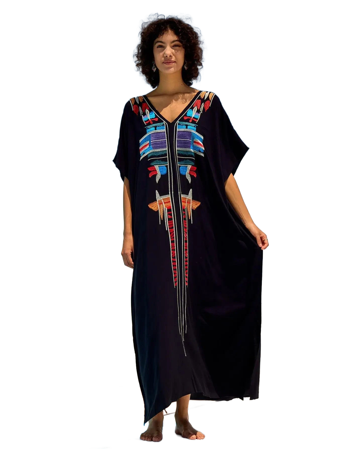 Amar™ Tova - שמלת קימונו רחבה