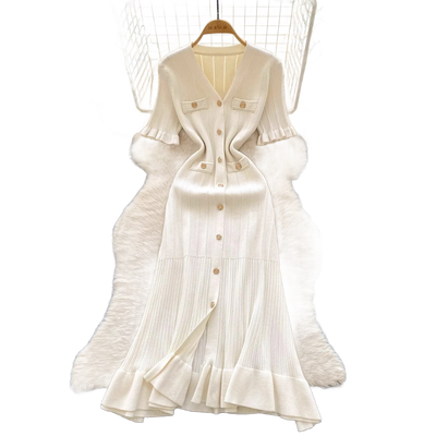 Amar™ Gal - שמלה סרוגה אלגנטית