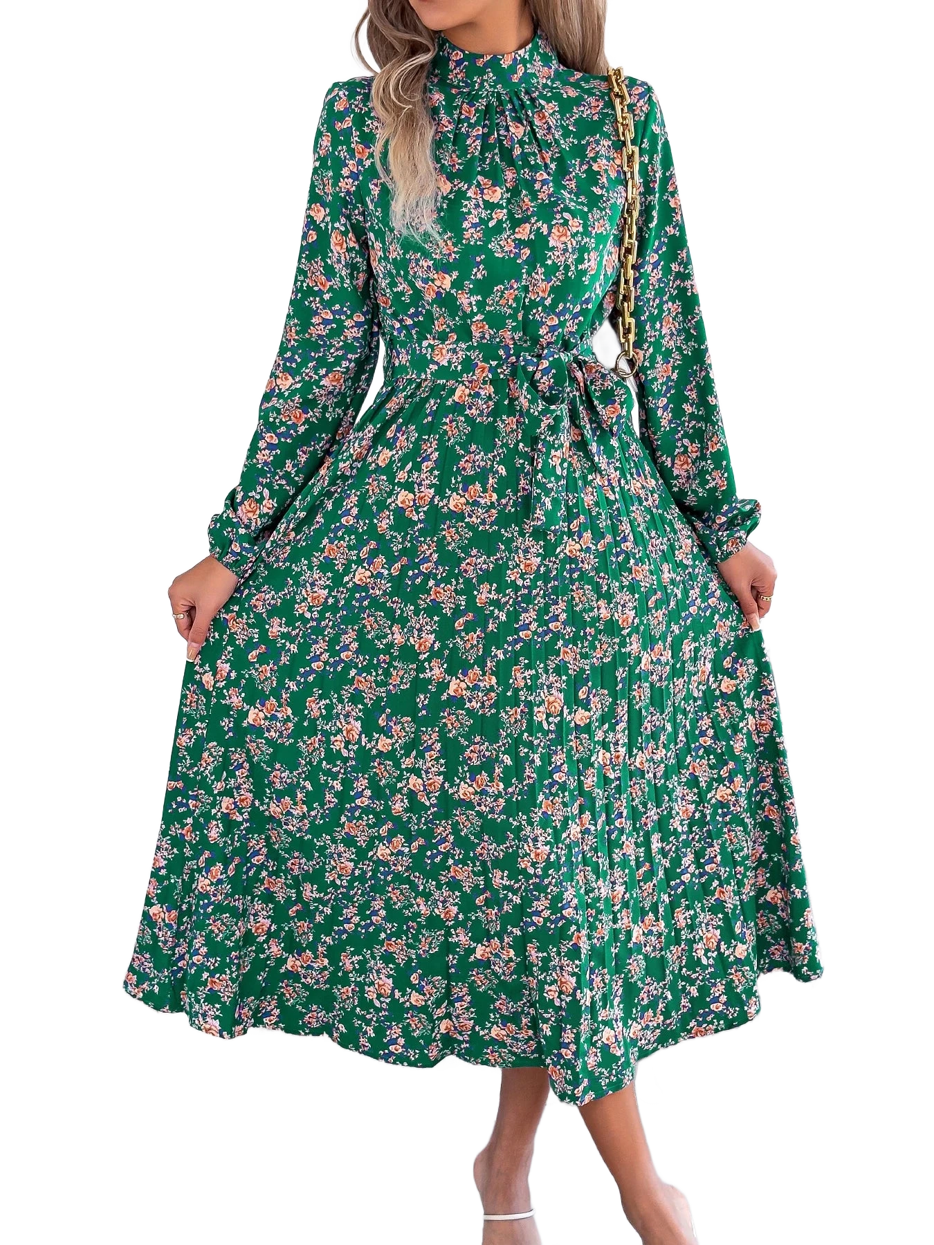 Amar™ Chaya - שמלה אלגנטית פליסה