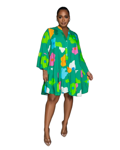 Amar™ Hadar - שמלת חולצה רחבה