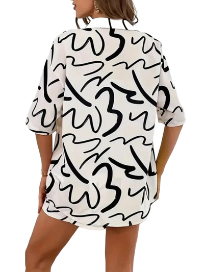 Amar™ Liora - סט חולצה ומכנסיים מודפס