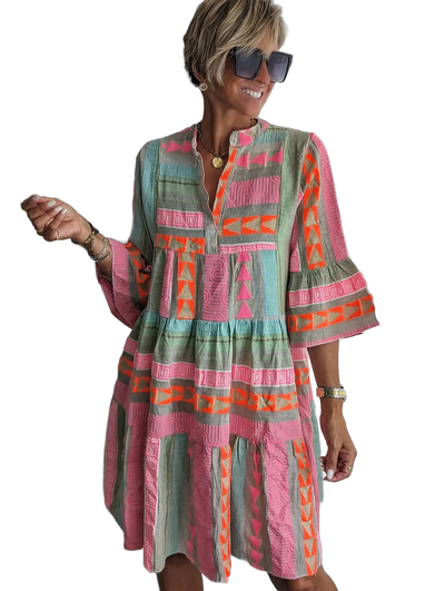 Amar™ Nitza - שמלת מיני עם פרטים קפלים