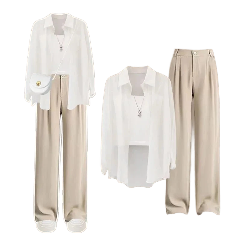 Amar™ Miriam - סט תלת-חלקי נוח ורך עם שרוולים ארוכים