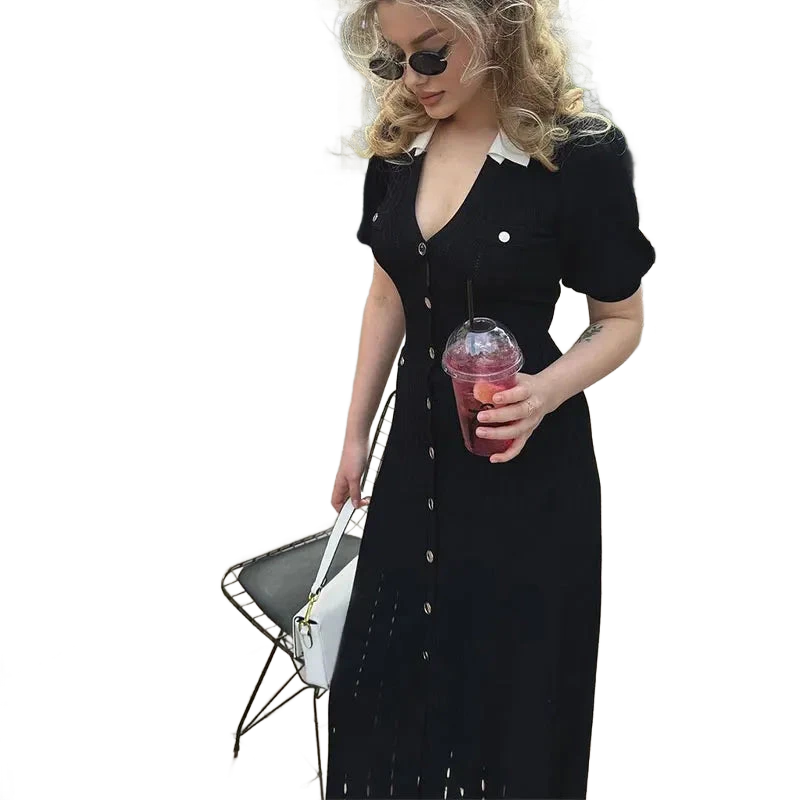 Amar™ Kochava - שמלה סרוגה אלגנטית