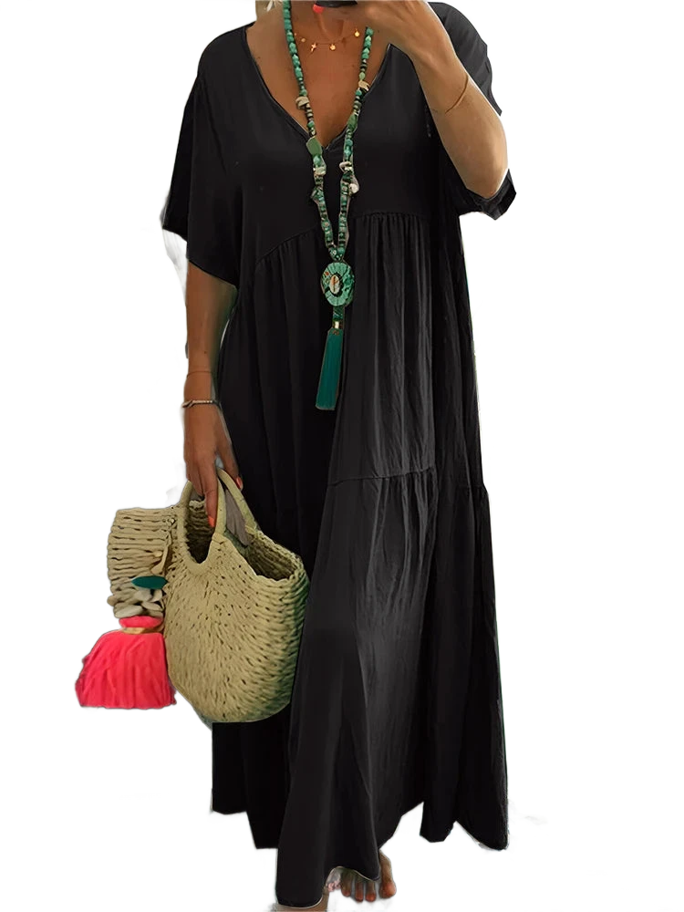 Amar™ Eden - שמלת מידי פליסה