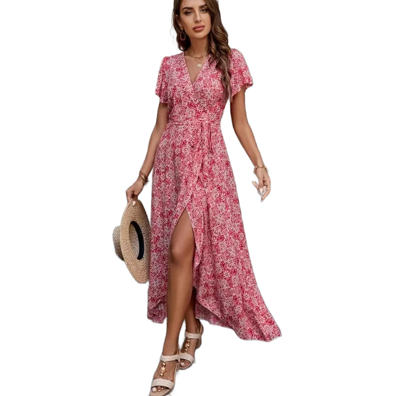 Amar™ Pnina - שמל̇ת קיץ אלגנטית עם מחשוף V