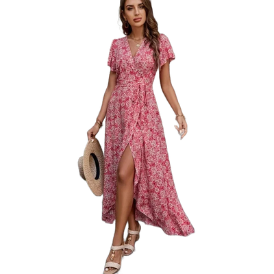 Amar™ Pnina - שמל̇ת קיץ אלגנטית עם מחשוף V