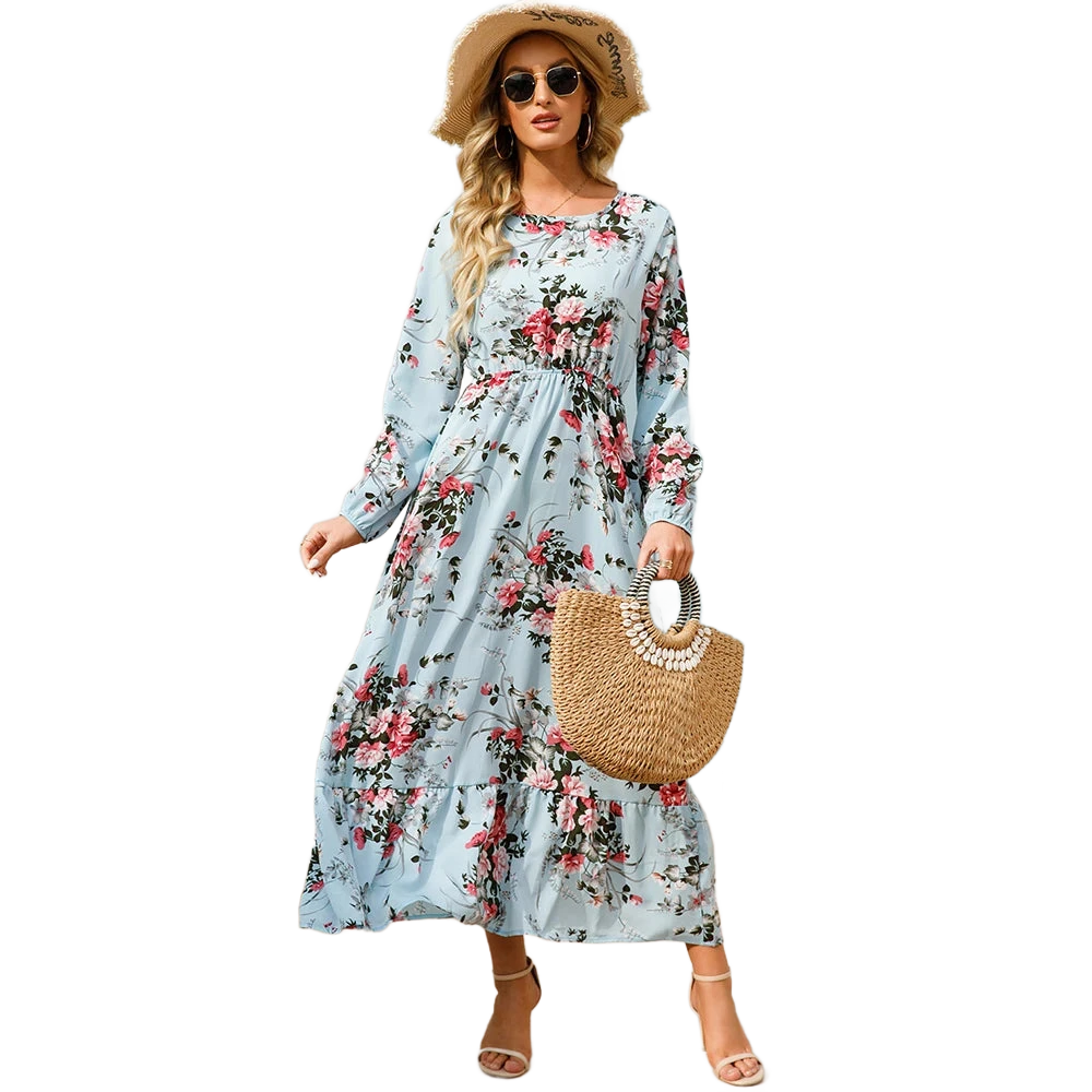 Amar™ Leah - שמלות מקסי בדי פרחים בוהו