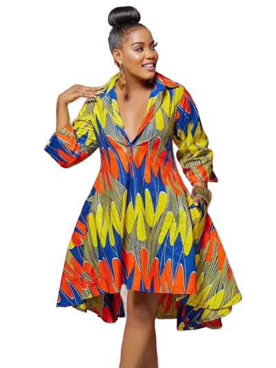 Amar™ Ziva - שמלת הדפס גוו