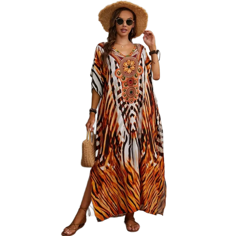 Amar™ Adi - שמלת כיסוי מקסימום חוף בוהו