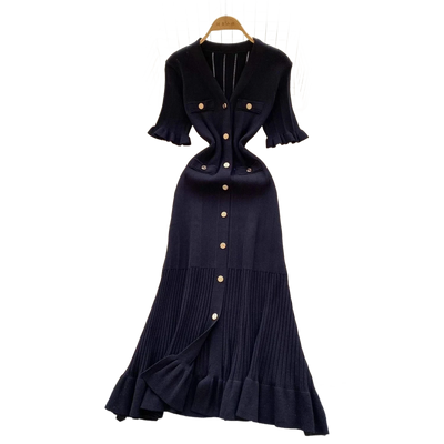 Amar™ Gal - שמלה סרוגה אלגנטית