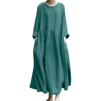 Amar Liora - שמלת מקסי כותנה פשתן נושמת