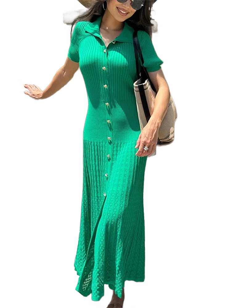 Amar™ Levona - שמלת סריג אלגנטית