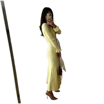 Amar™ Ilana - שמלת סריג אלגנטית לנשים