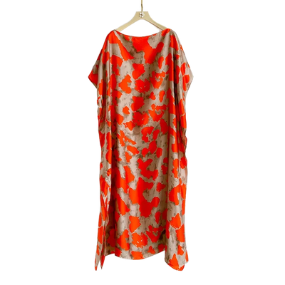 Amar™ Lior - שמלות מקסי מבד סטן פרחוני