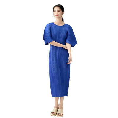 Amar™ Yael - שמלת מקסי עם צווארון עגול