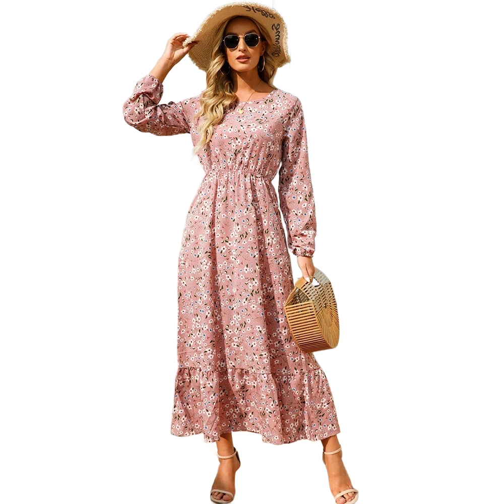 Amar™ Leah - שמלות מקסי בדי פרחים בוהו