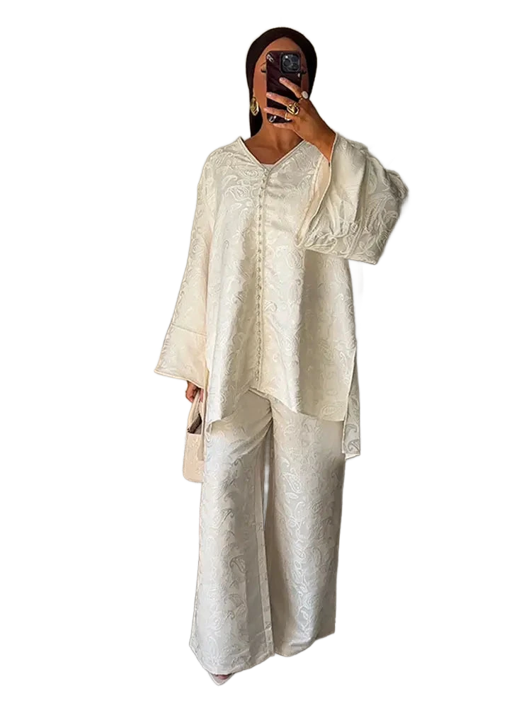 Amar™ Rinat - סט חליפת ג'קארד לנשים