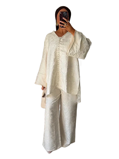 Amar™ Rinat - סט חליפת ג'קארד לנשים