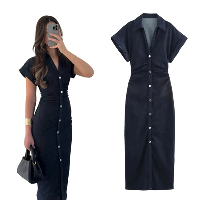 Amar™ Esther - שמלת מידי דנים