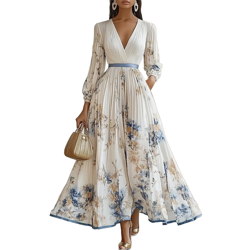 Amar™ Lila - שמלות מקסי בדי פרחים בוהו