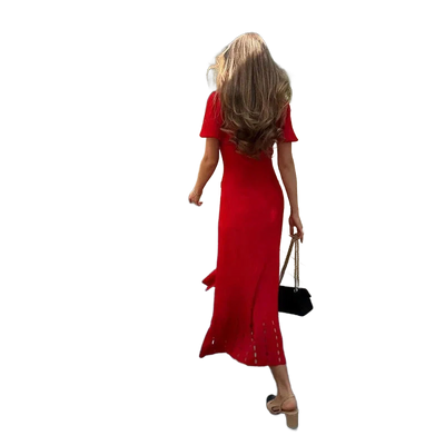 Amar™ Kochava - שמלה סרוגה אלגנטית