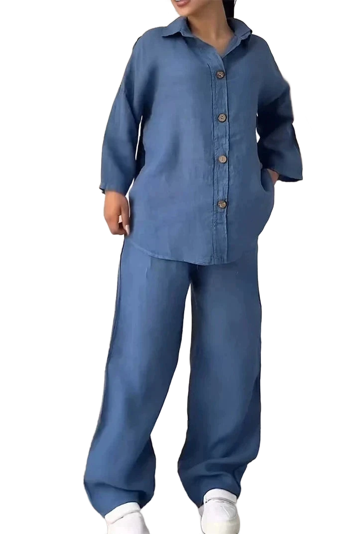 Amar™ Ravit - סט כותנה לין נושם