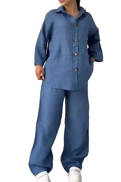 Amar™ Ravit - סט כותנה לין נושם