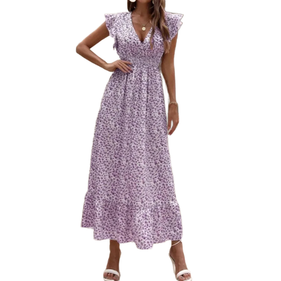 Amar™ Einat - שמלת מידי פרחונית