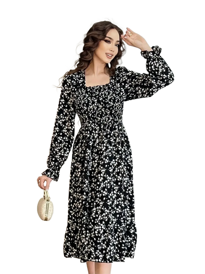 Amar™ Hodaya - שמלת מוסלין פרחונית לנשים