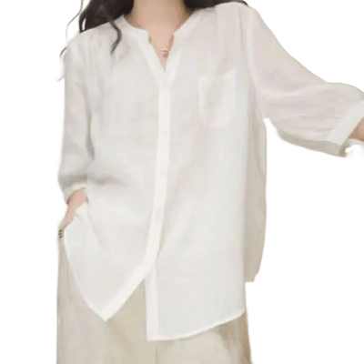 Amar™ Sarah - חולצת חצי שרוול עם מחשוף V