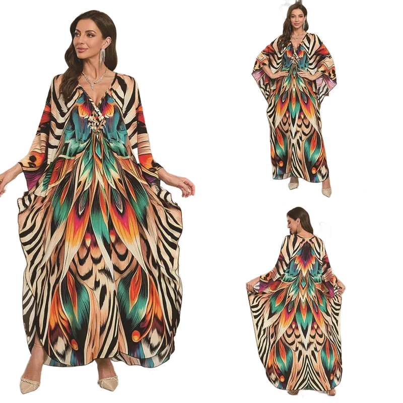 Amar™ Hila - שמלות קאפטן מקסי