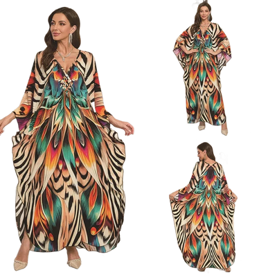 Amar™ Hila - שמלות קאפטן מקסי