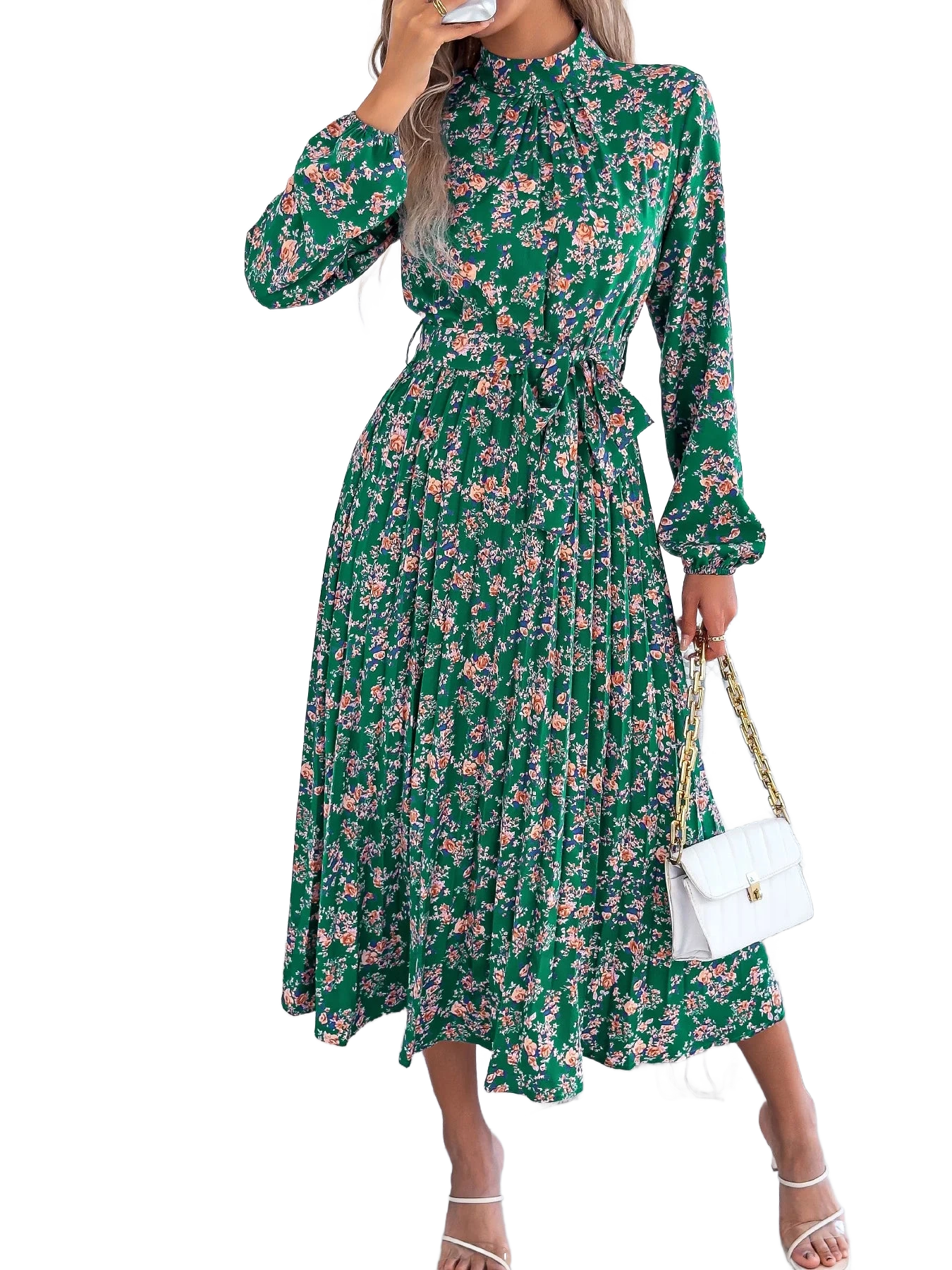 Amar™ Chaya - שמלה אלגנטית פליסה