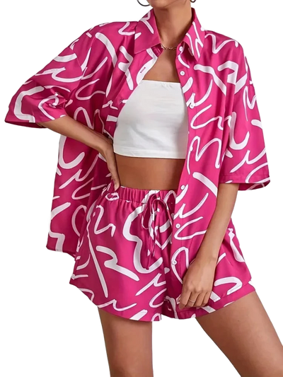 Amar™ Ziva - סט דו-חלקי מודפס