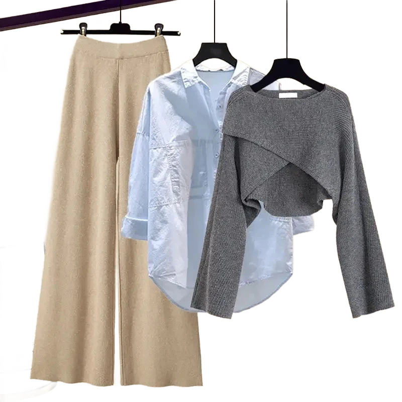 Amar™ Liora - סט תלת-חלקי נוח ורך עם שרוולים ארוכים