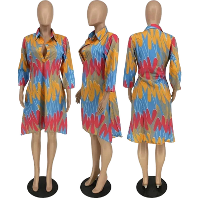 Amar™ Ziva - שמלת הדפס גוו