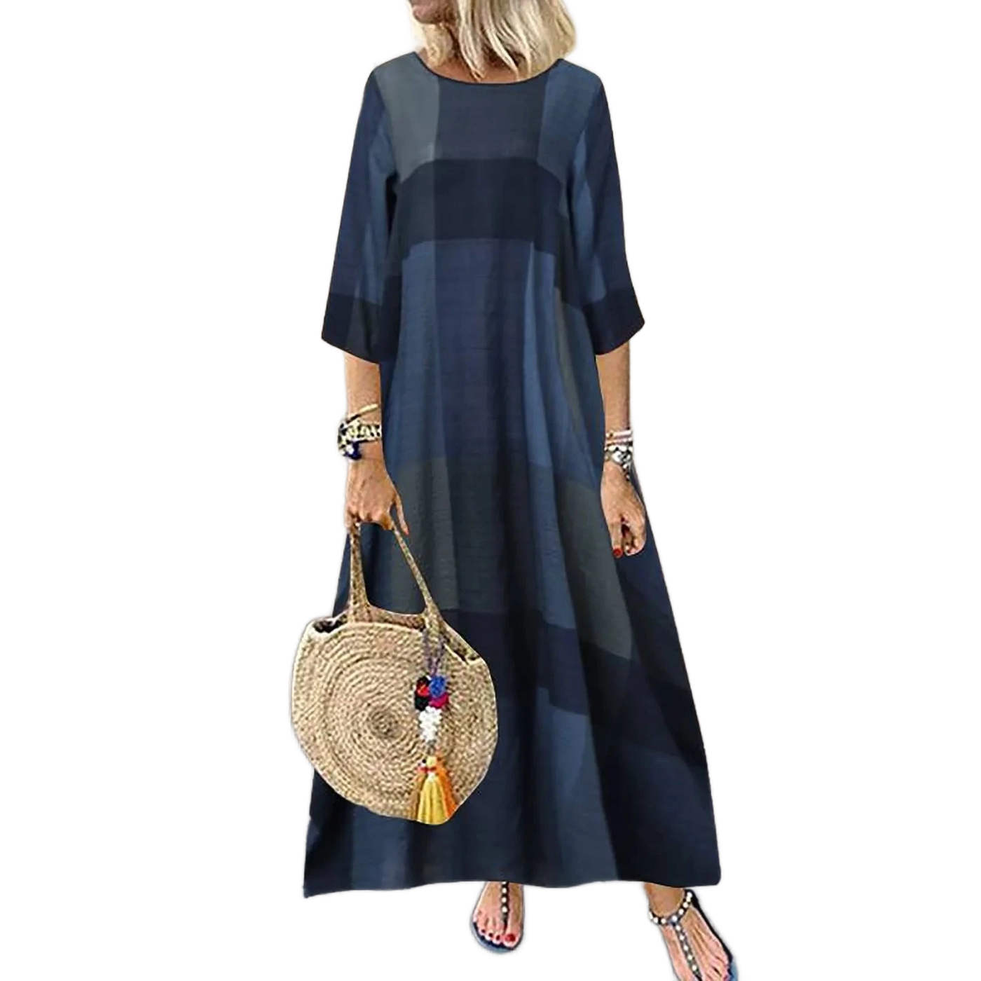 Amar™ Noga - שמלה וינטג’ אלגנטית מחמיאה