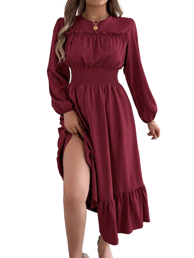 Amar™ Ronit - שמלת חורף סתיו אלגנטית ומחמיאה